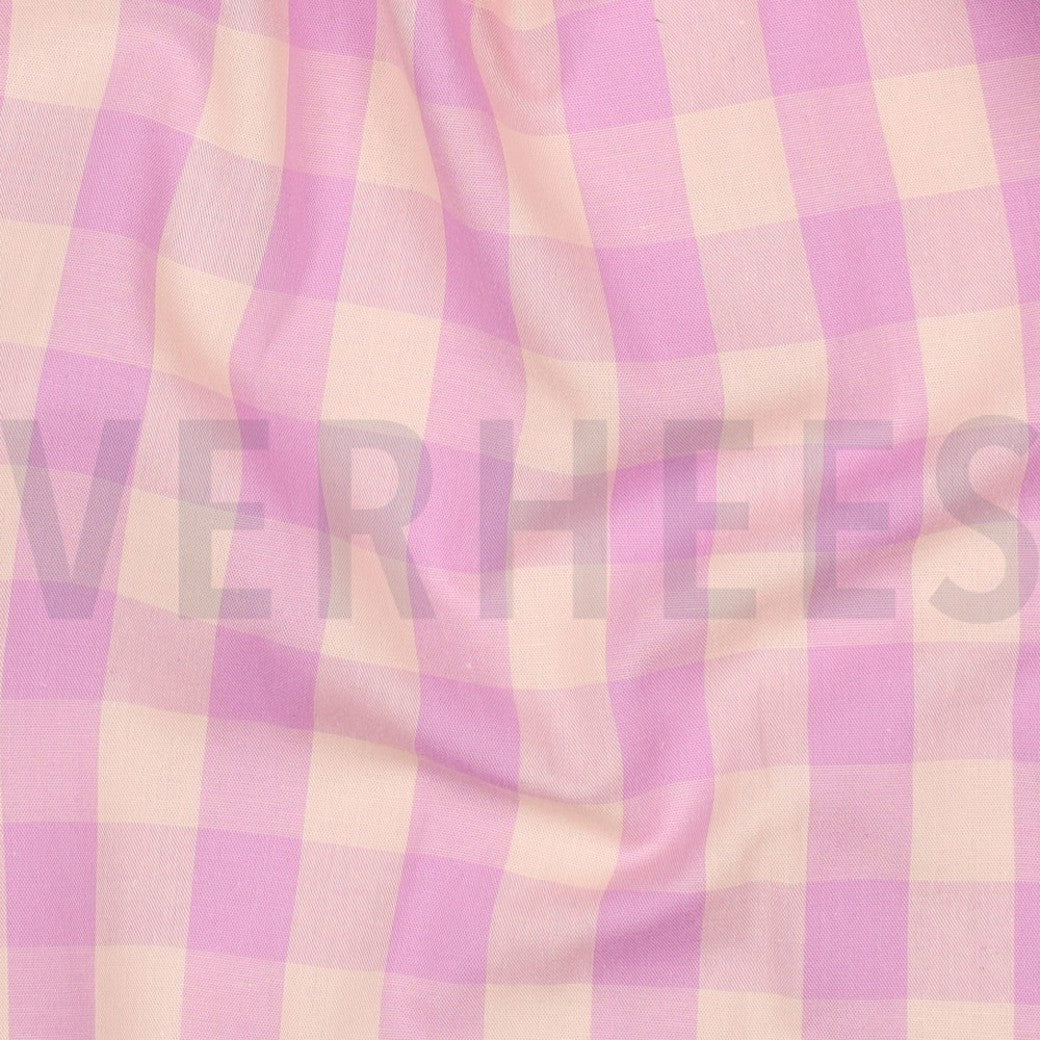 Blouse Jolie – Girls' Plaid Cotton Blouse | Orange, Lavender & Lilac | Size 86-164