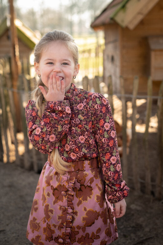 Bloemen Meisjes Top Celine