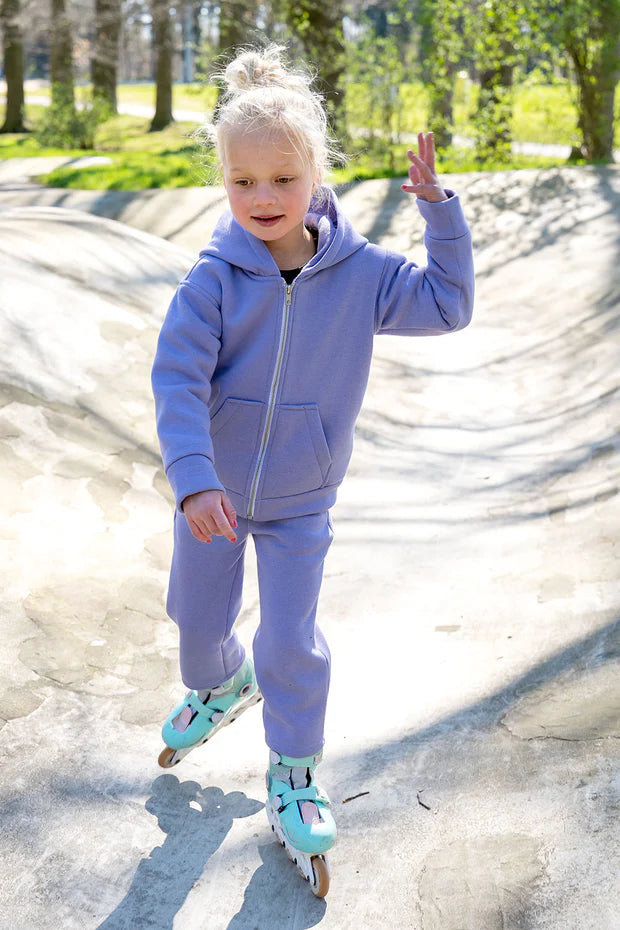 Mädchen-Jogginghose – Lila, Altrosa, Fuchsia & Lavendel | Größen 80–176