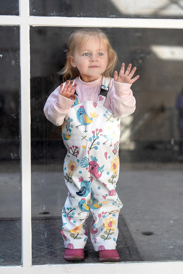 Playsuit aqua protect digitale vogels