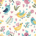 Playsuit aqua protect digital birds