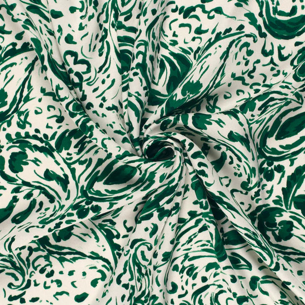 Kleid Mädchen Viskose Satin | Abstrakt bedruckt