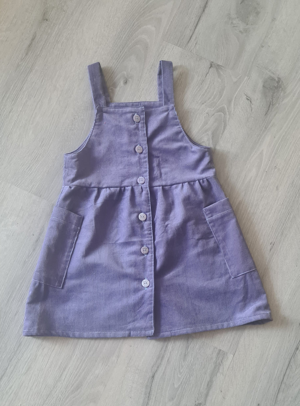 Pinafore Dress Rib Girls