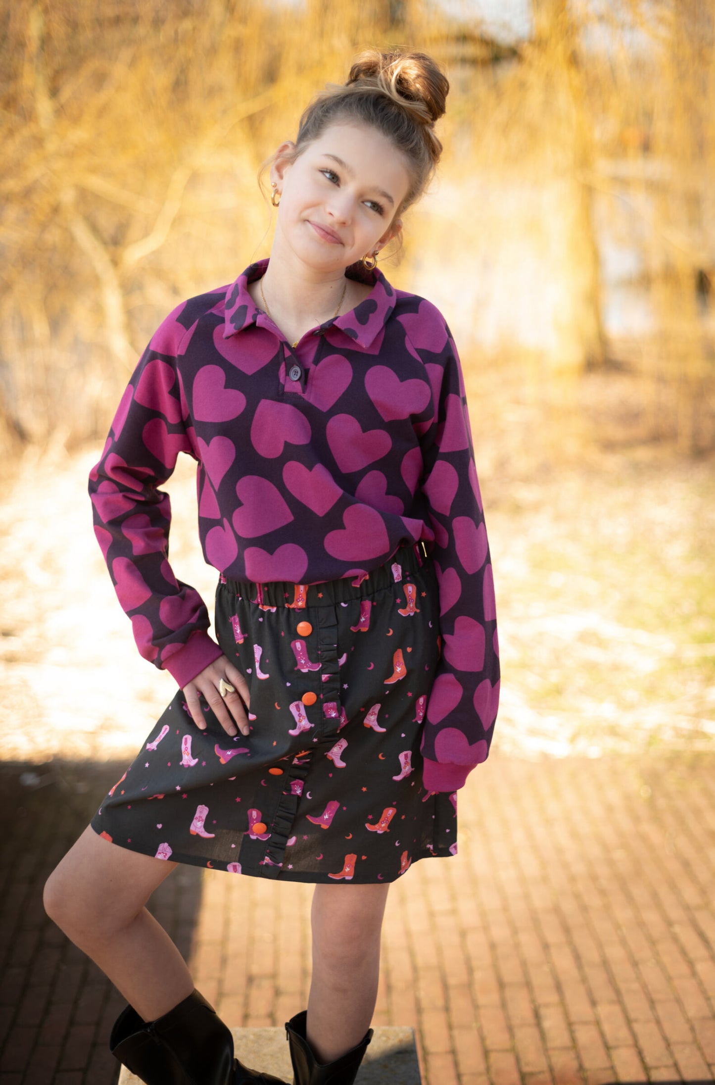 Sweatshirt Bo met harten