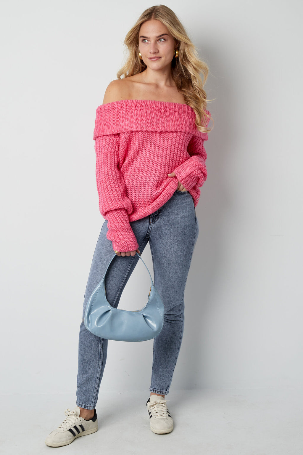 Gimme Recycled Polyester Blend Knit Sweater