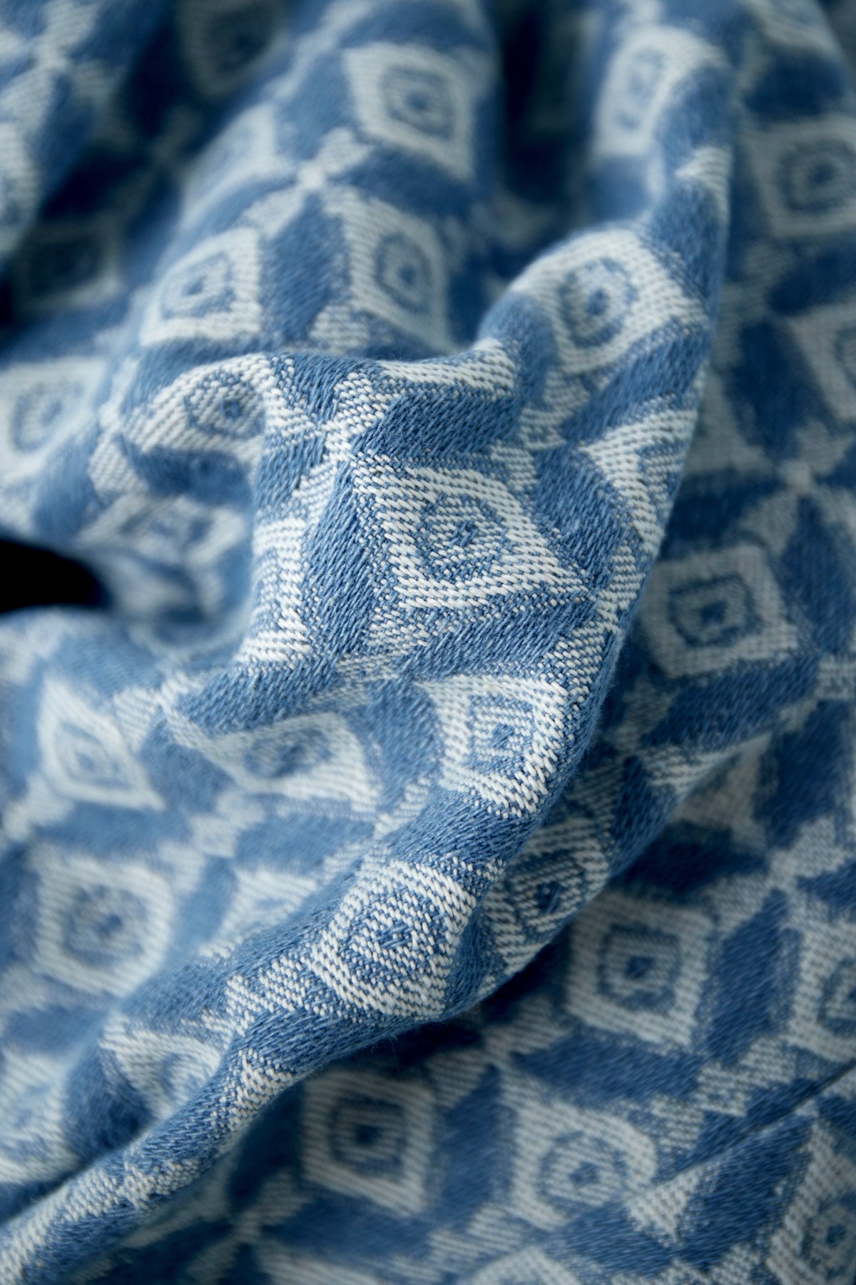 Cotton Woven Vrouwen Rechte Broek Geometrisch Patroon