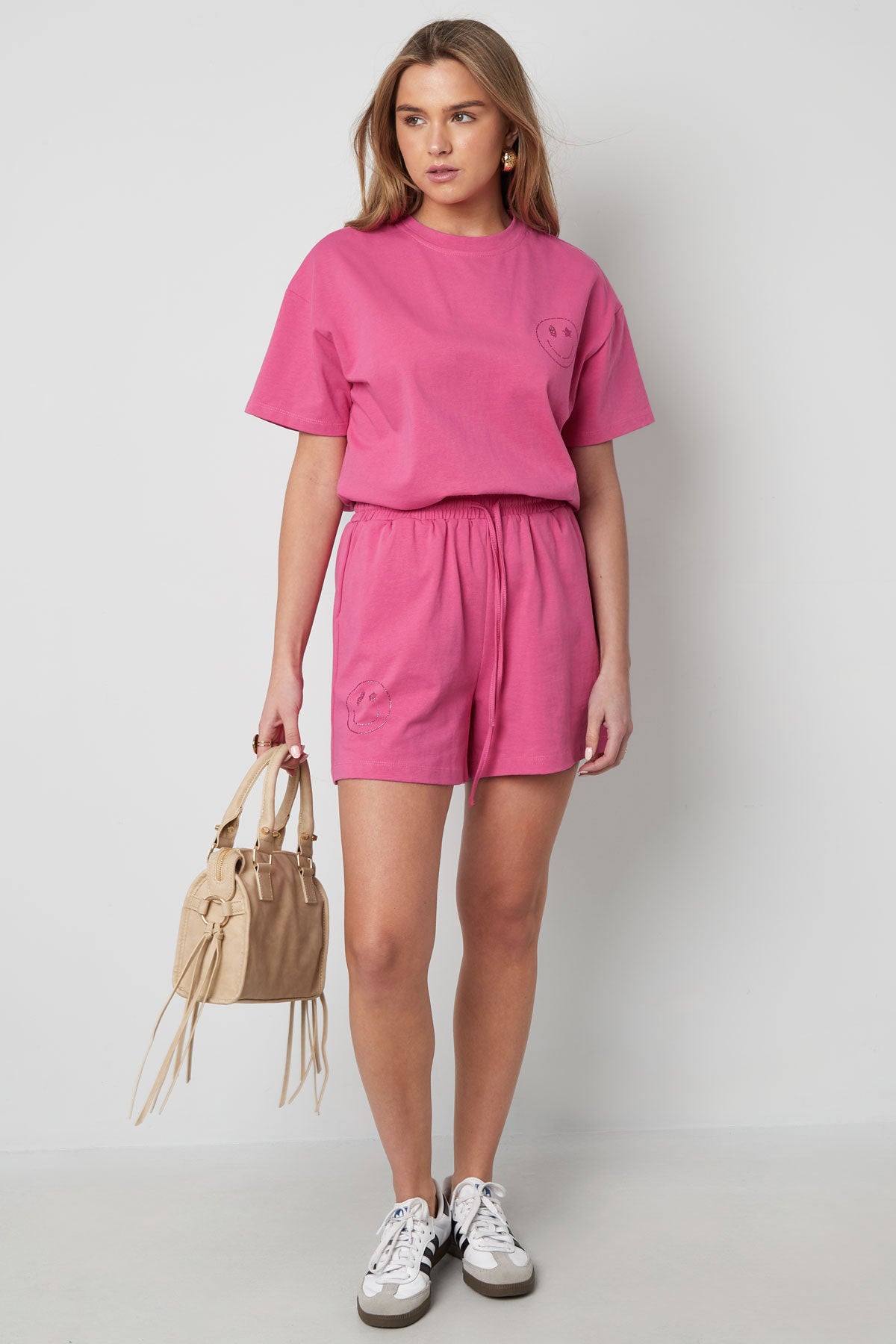 Cotton Vrouwen Casual Shorts Trekkoord Elastische Taille