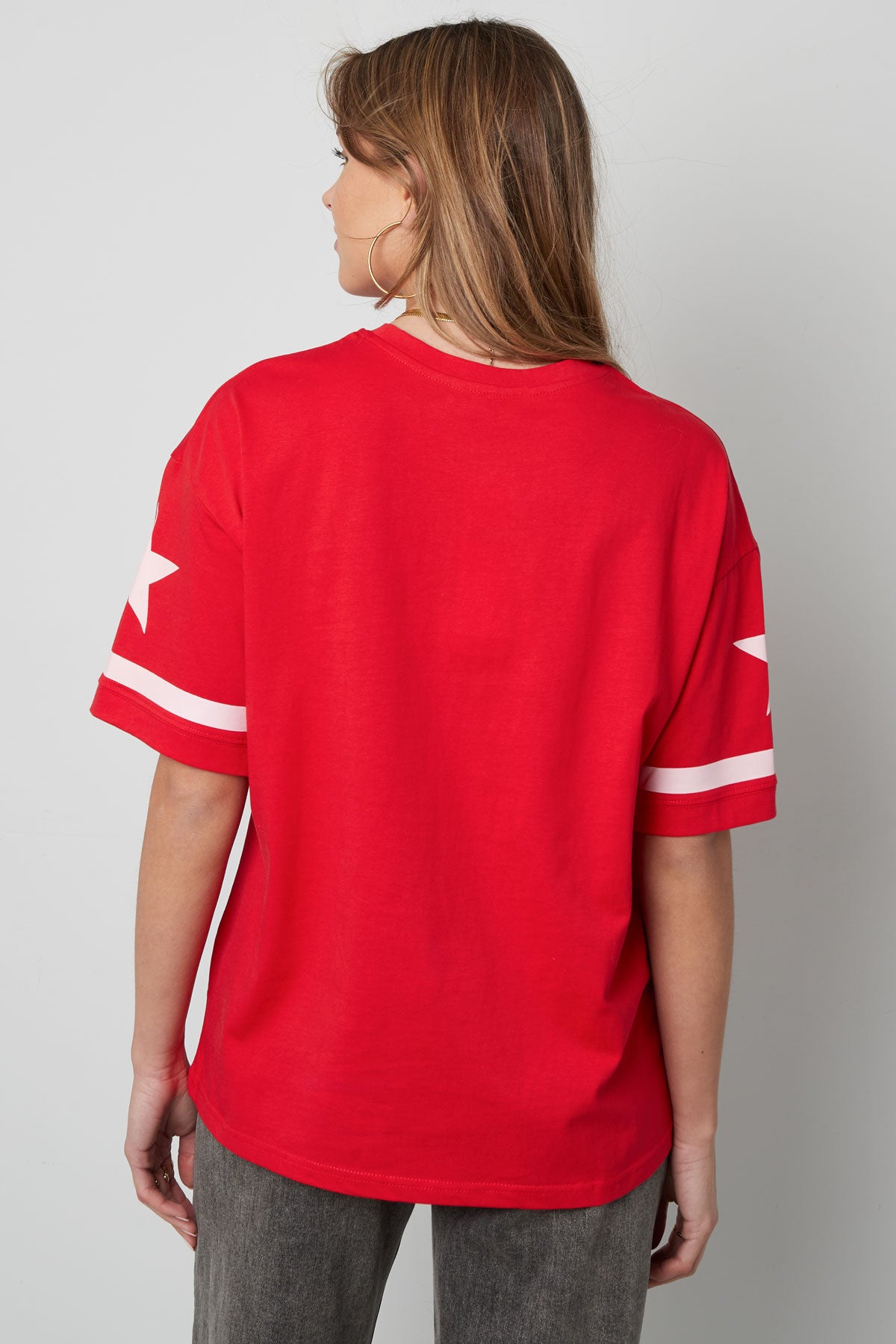 Cotton Vrouwen T-shirt Oversized Luipaardprint Nummer 98