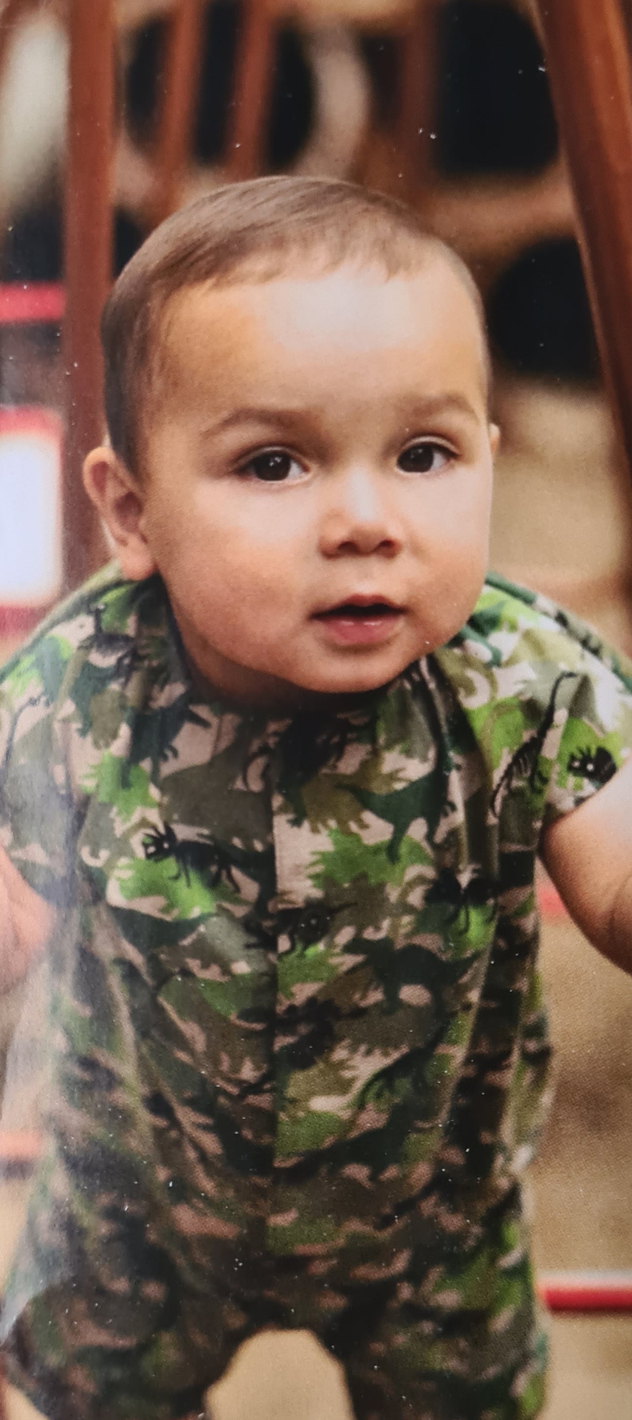 Onesie Army Dino Print | Baby Boys | Sizes 56–86