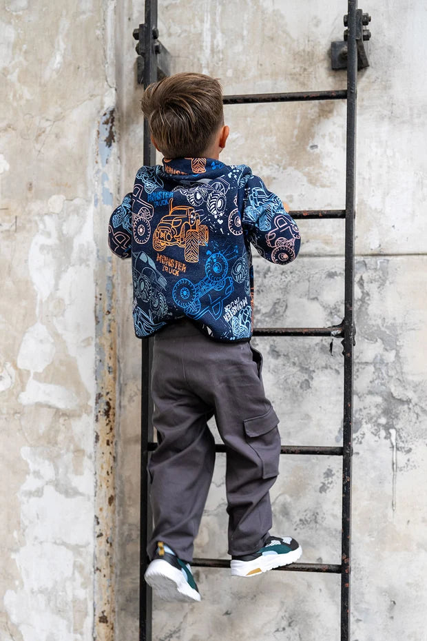 Jungenjacke Fahrzeuge