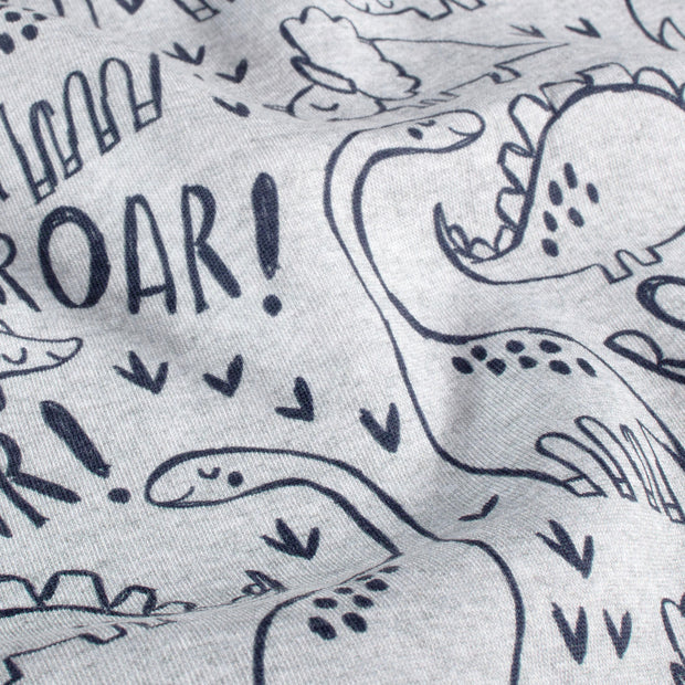 Jongens sweater met dierenprint | Hond & dinosaurus
