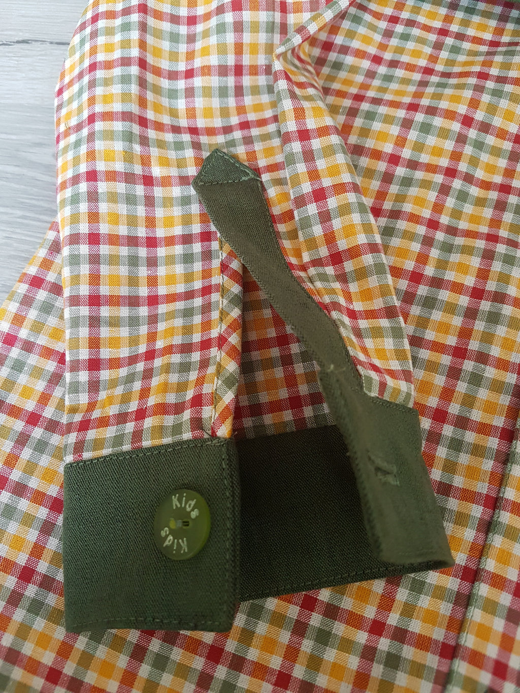 Checked Boys' Blouse - Red/Green/Yellow | Autumn/Winter