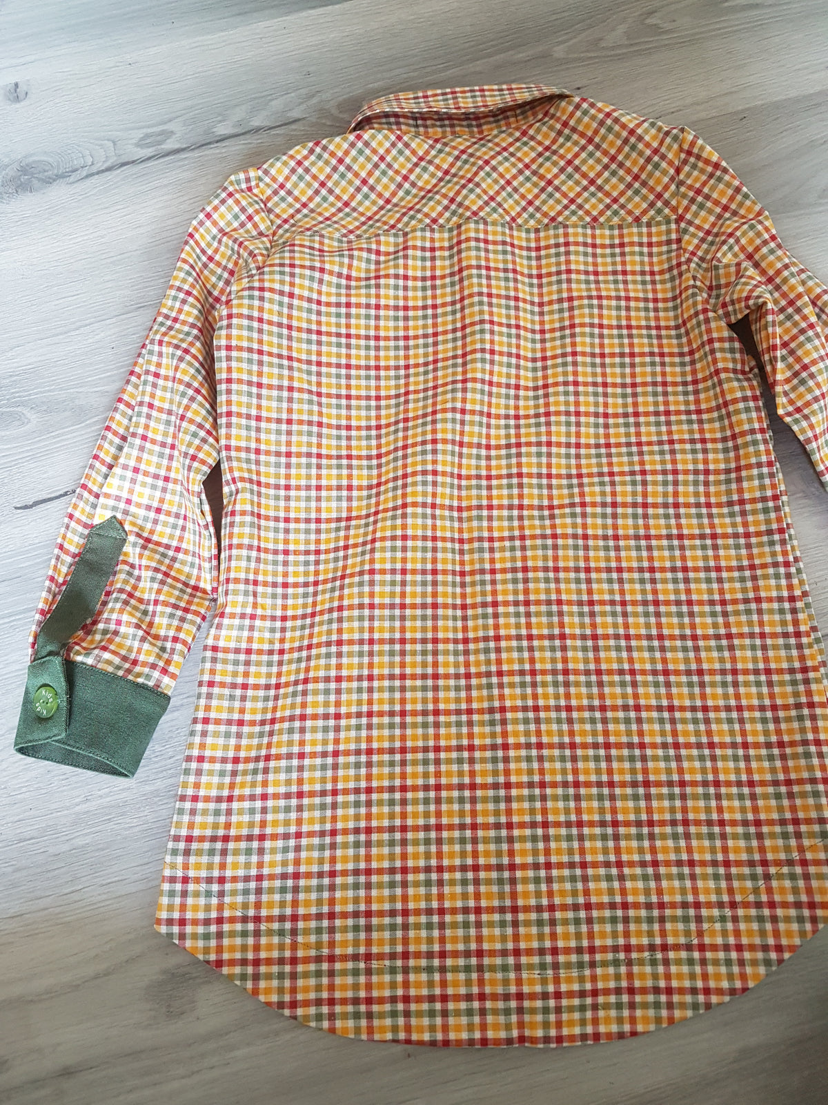 Checked Boys' Blouse - Red/Green/Yellow | Autumn/Winter