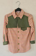Checked Boys' Blouse - Red/Green/Yellow | Autumn/Winter