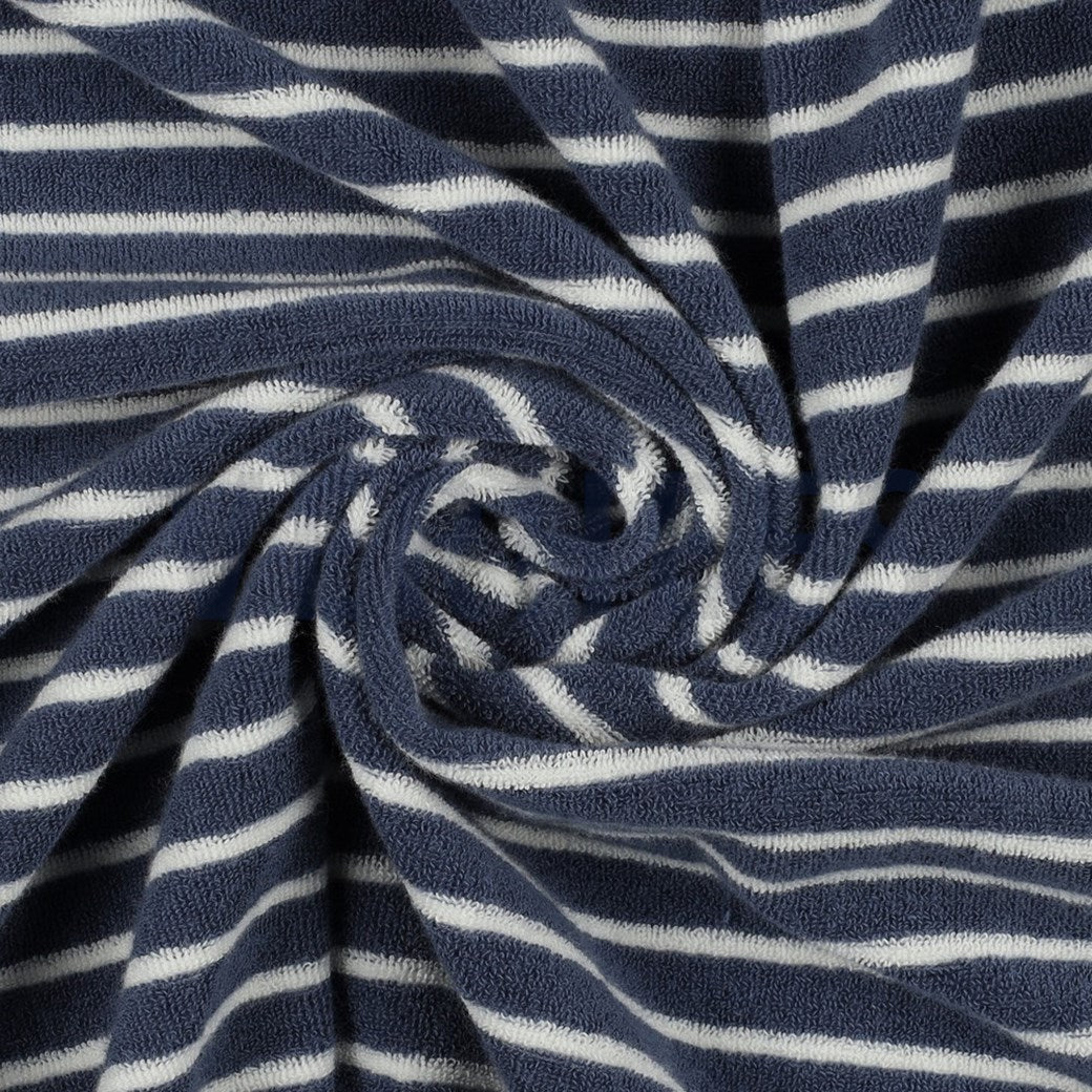 Striped Terry Cloth Blouse Boys - Short Sleeves | Navy Blue, Pink & Green | Size 92-164 | Colors Store