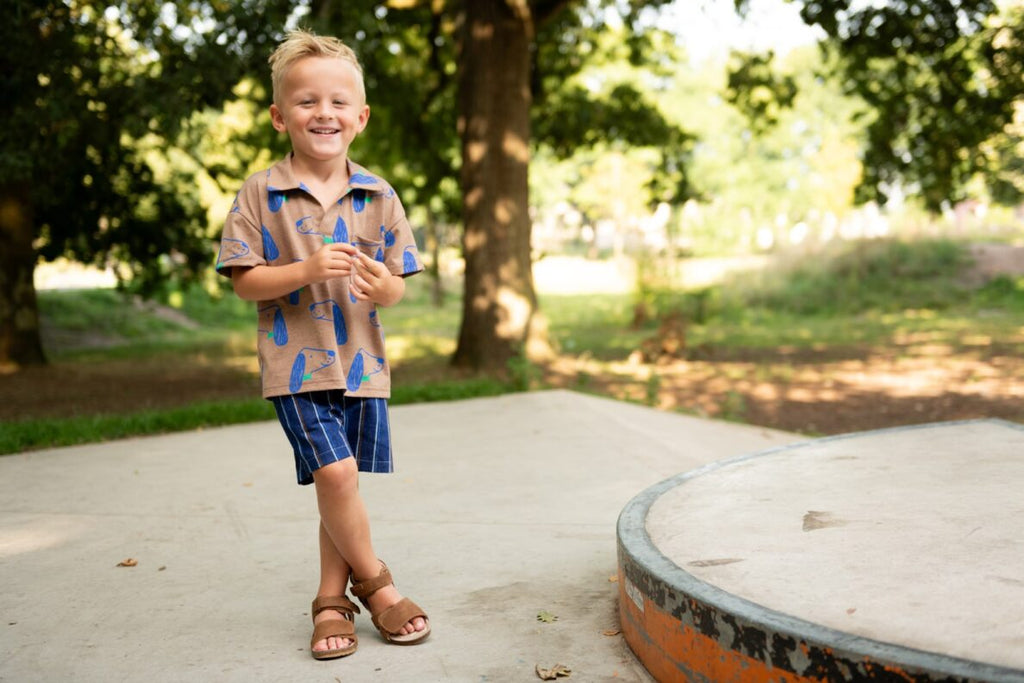 Striped Boys' Shorts Tobias | Indigo | Sizes 92–164 | Colors Store
