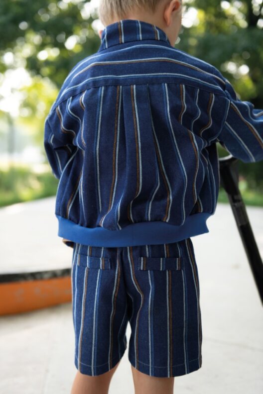 Striped Boys' Shorts Tobias | Indigo | Sizes 92–164 | Colors Store