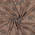 Long-sleeved shirt with mammoth print