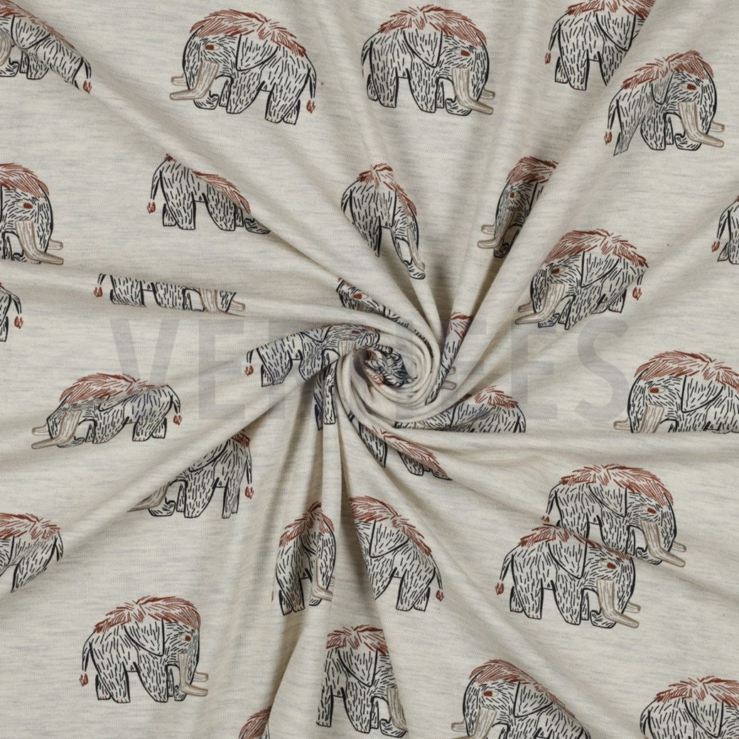 Shirt met lange mouwen mammoet print