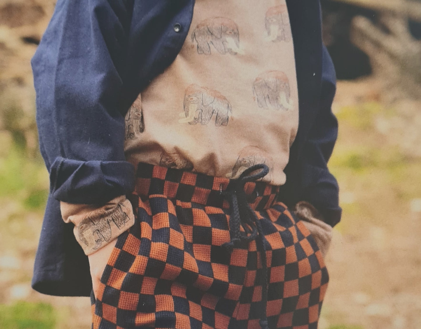 Shirt met lange mouwen mammoet print