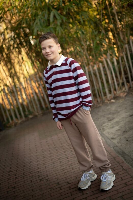 Pullover Bo mit Streifen | Jungen