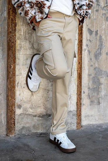 Boys' Cargo Trousers | Stretch Twill | Autumn/Winter
