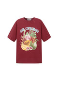 Comfortable All-Fit Cotton T-Shirt with Letter Design