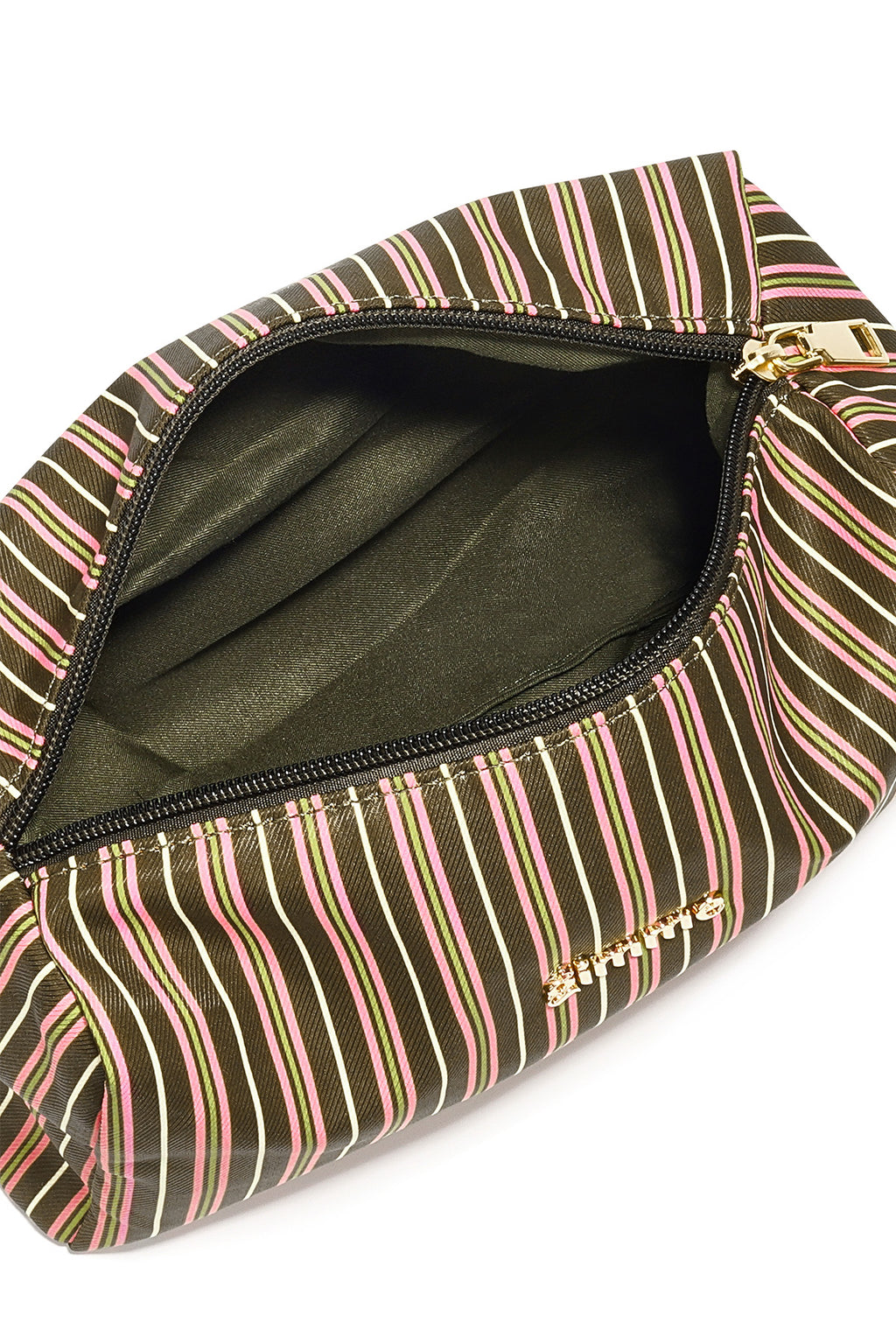 Make-up tasjes met strepen, eenvoudig, polyester, dagelijkse accessoires