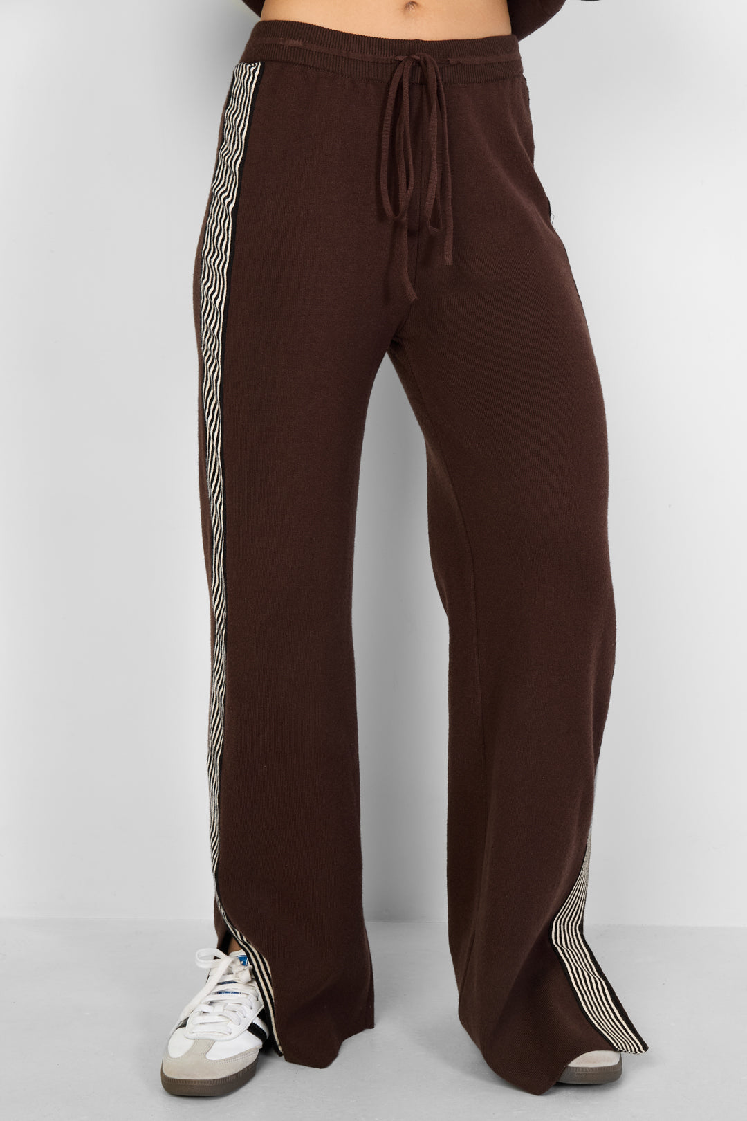 Rechte broek Kleurenclash Sportieve herfst/winterkleding