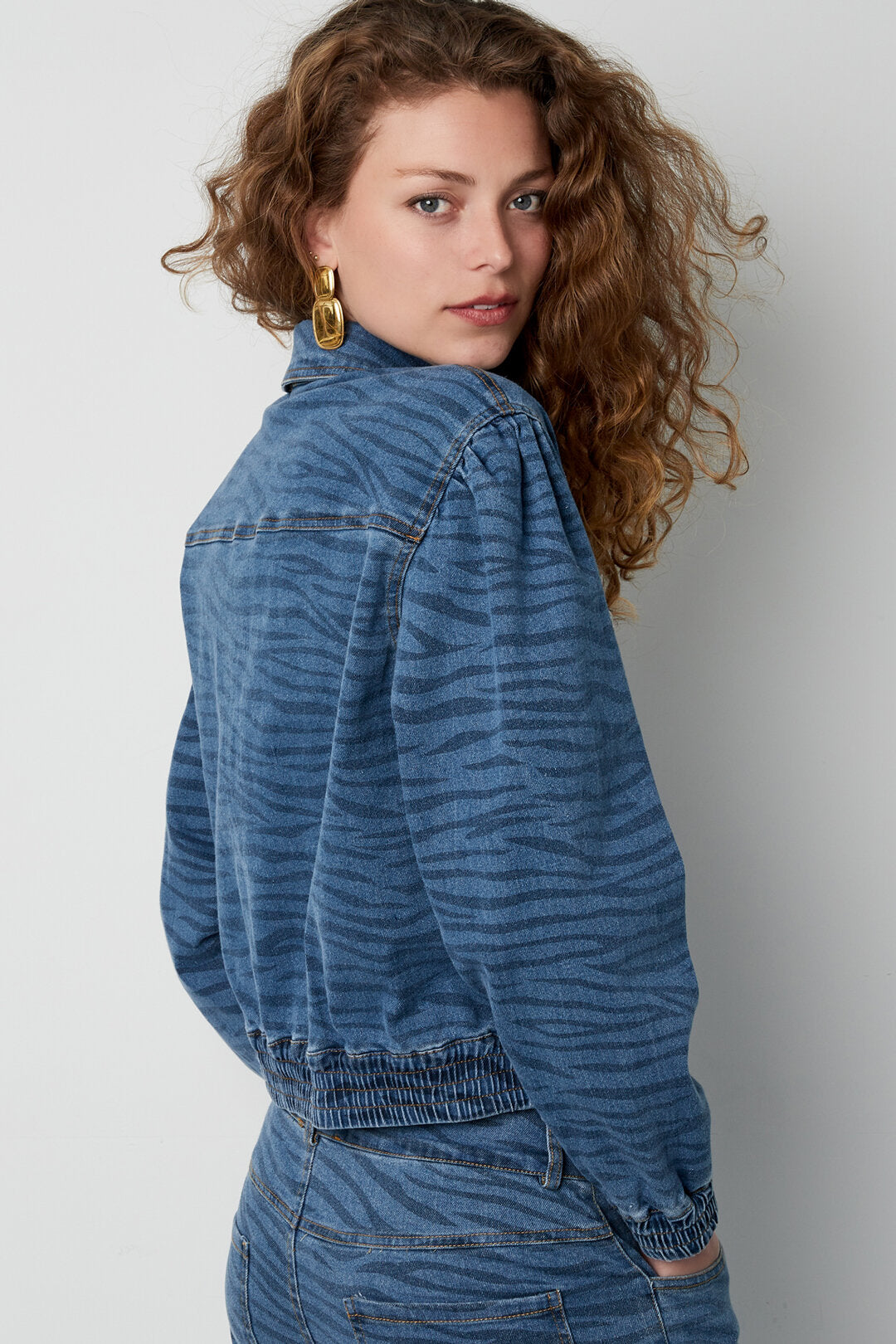 Dames Denim Spijkerjas | Losse Pasvorm | Blauw | S M L