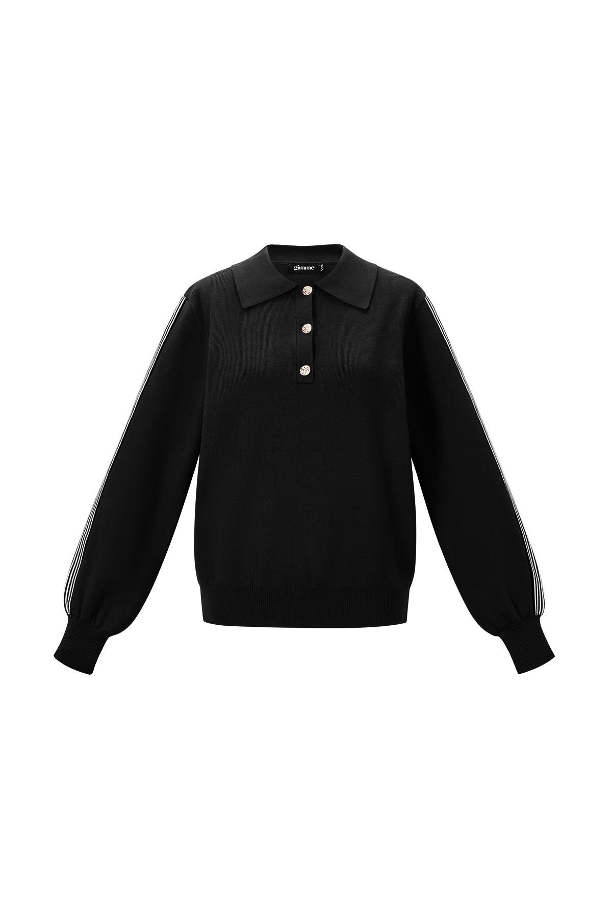 Gebreide trui Kleurenclash Sportieve herfst/winterkleding