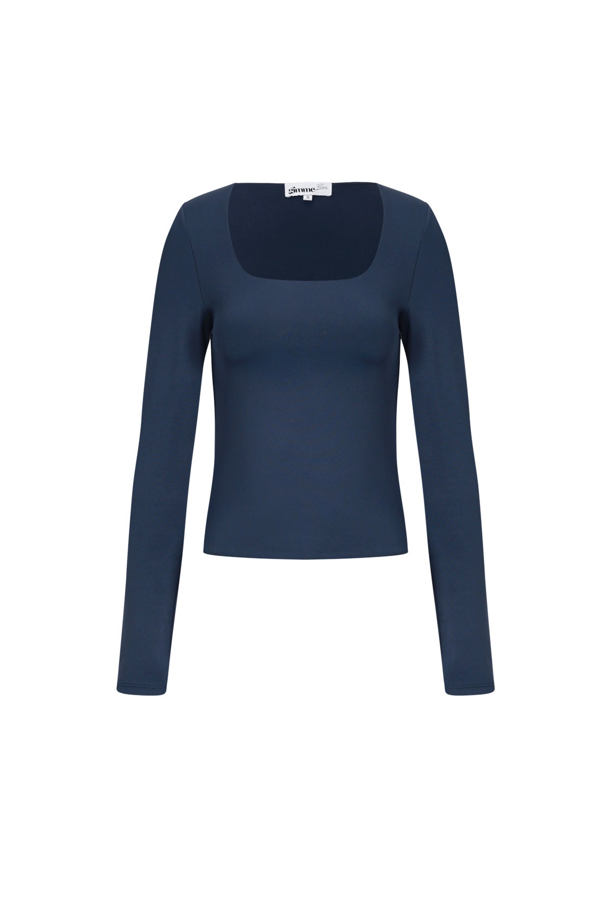 Nylon Lange mouwen tops Effen kleur Basic All Fit Kleding