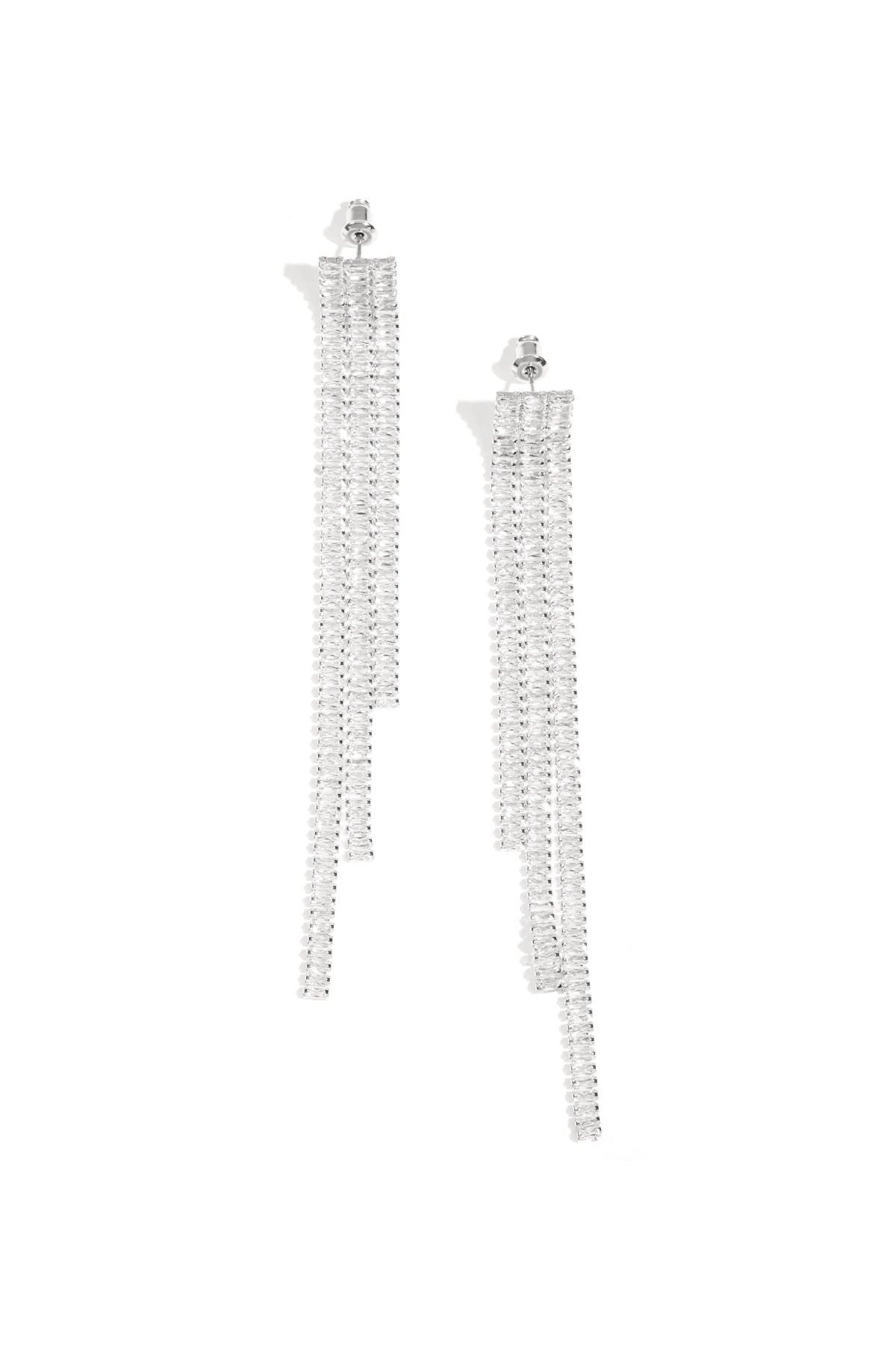 Koperen oorbellen met hanger, geometrisch, elegant, kerst, luxe serie, damessieraden