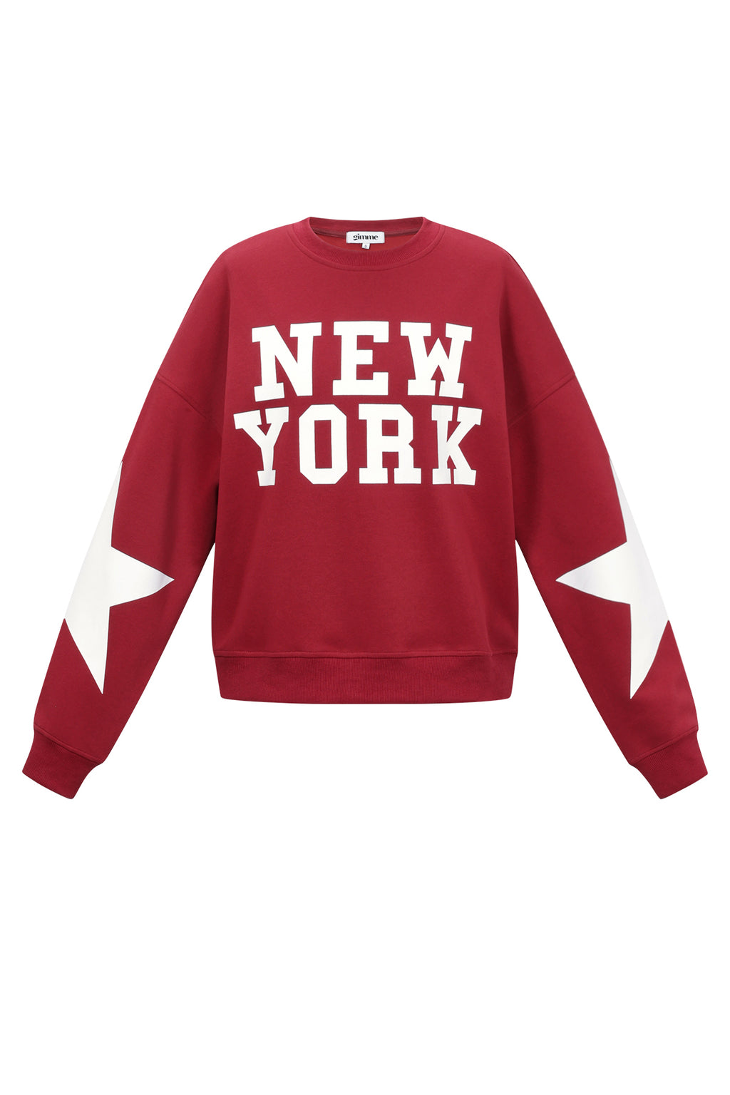 Gebreide Katoen Vrouwen Lange Mouw Top Casual Letters