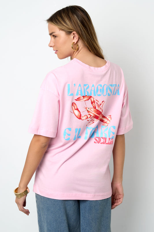 Katoen Gebreide Vrouwen T-shirt Casual Dierenprint