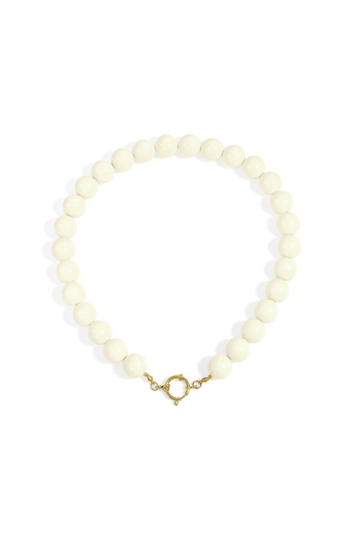 Hars kralen kettingen kralen casual dagelijks eenvoudig serie dames sieraden-15mm