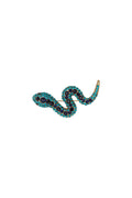 Elegant Alloy Brooch in Green and Blue