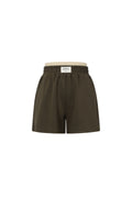 Gebreide Polyestervezel Vrouwen Casual Shorts Sporty Solide Kleur