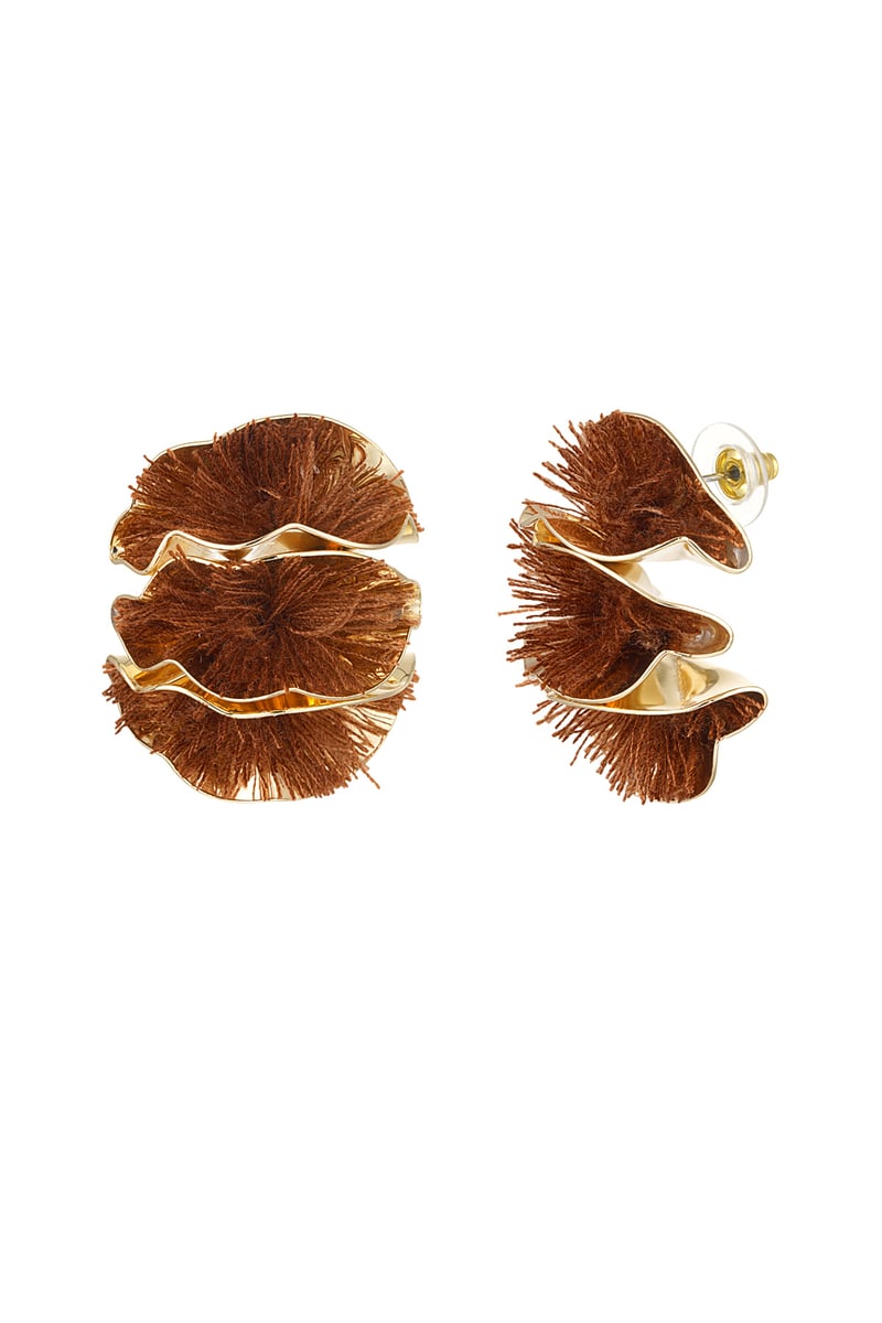 Colourful Flower statement oorbellen