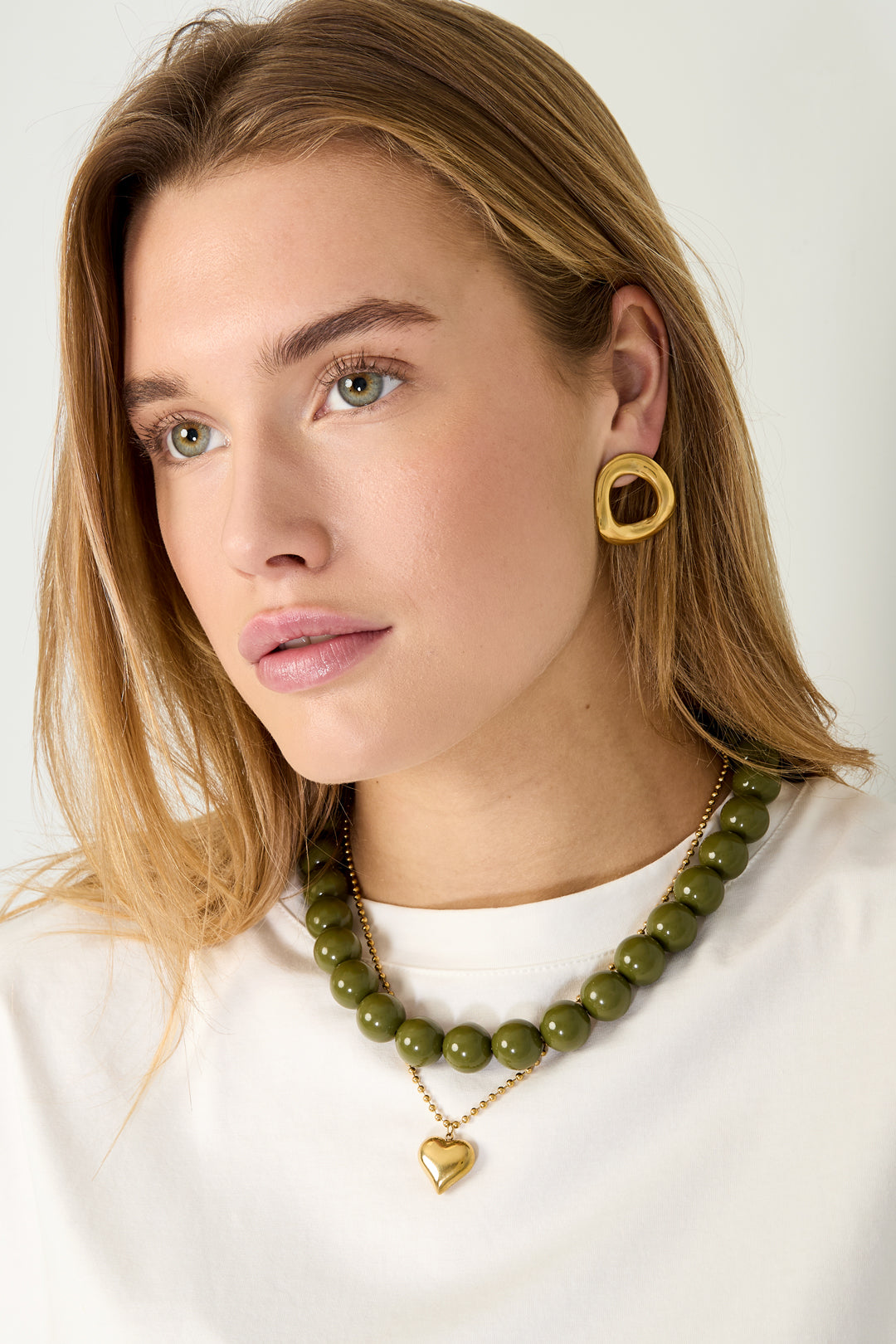 Grote gekleurde ketting-15mm