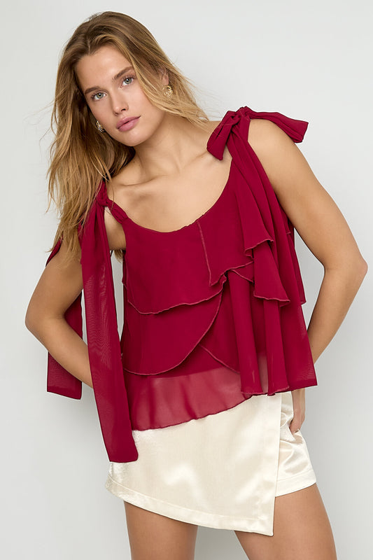 Elegant Spring/Summer Sleeveless Top in Vibrant Colors