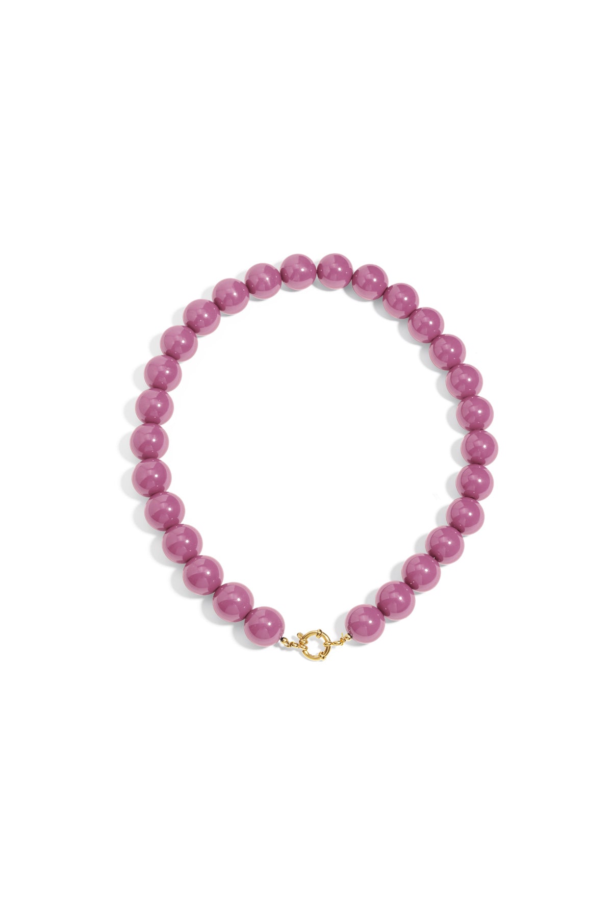 Hars kralen kettingen kralen casual dagelijks eenvoudig serie dames sieraden-15mm
