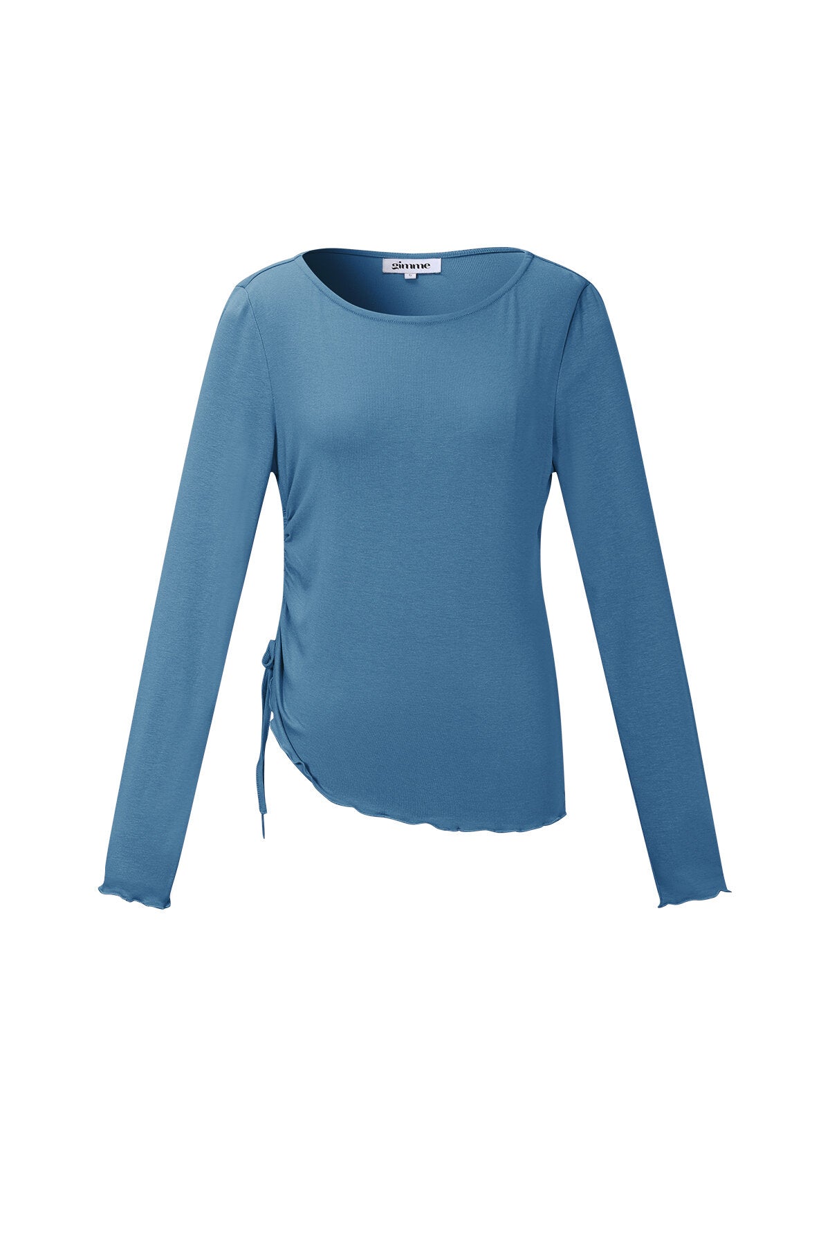 Geplooide longsleeve