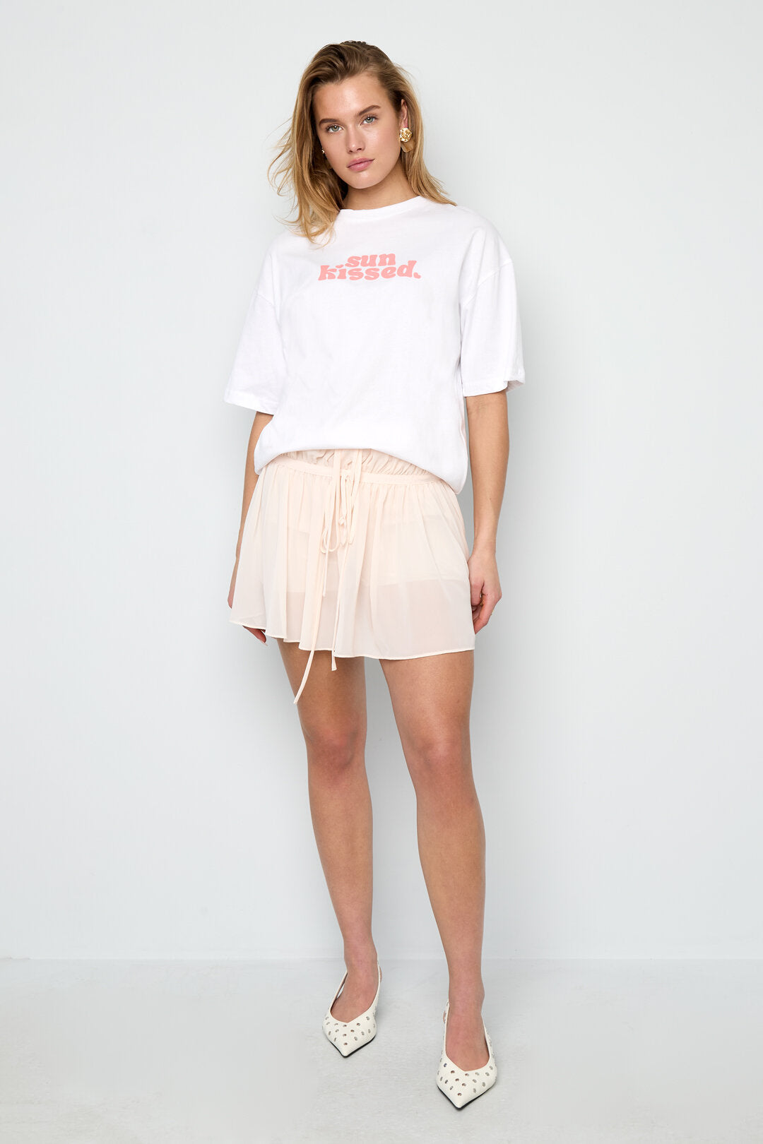 All Fit Knitted Cotton T-Shirts with Letters - Comfort & Style