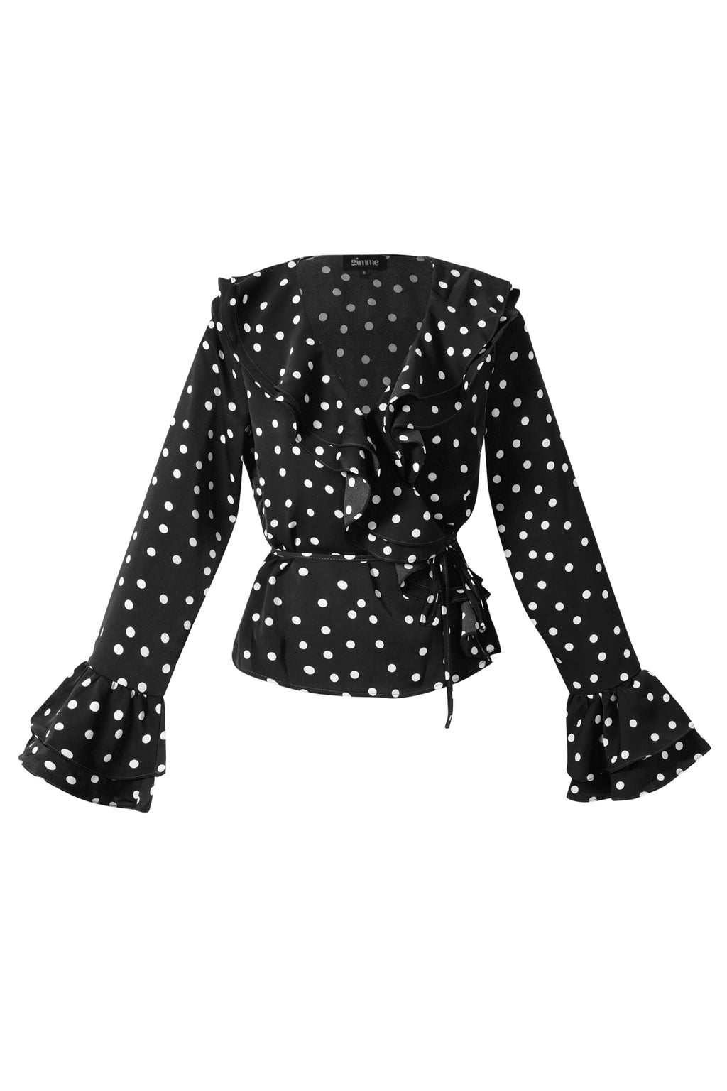 Blouse met stippen