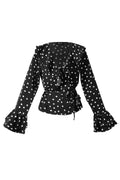 Blouse met stippen