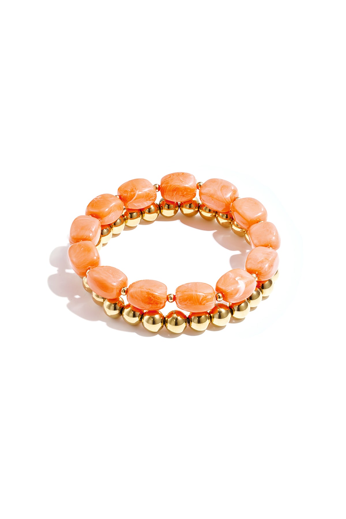 Armbanden met kralen van roestvrij staal, kralen, casual, dagelijks, eenvoudig, serie, damessieraden