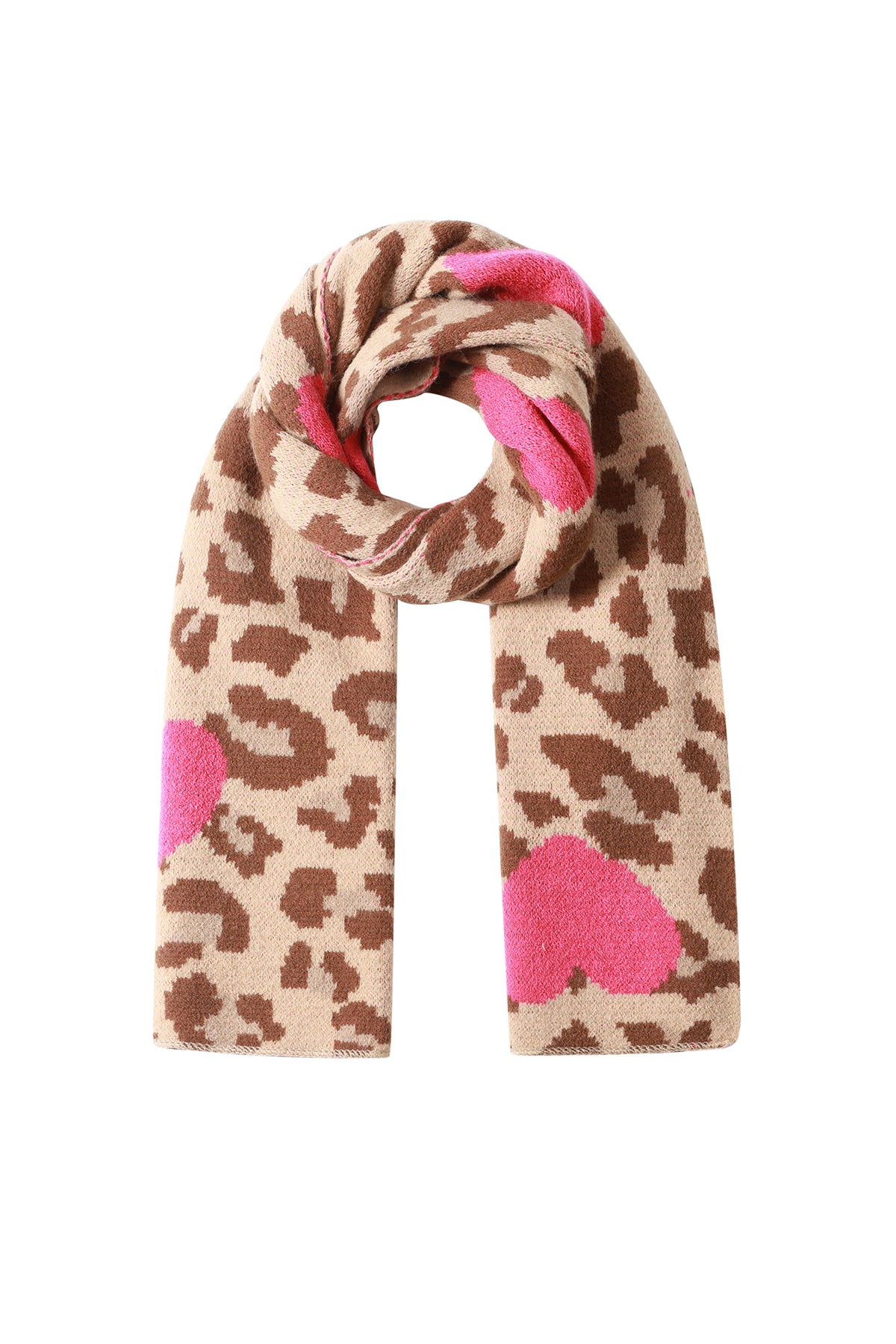 Wintersjaals Hart Casual Acryl Dagelijkse Accessoires