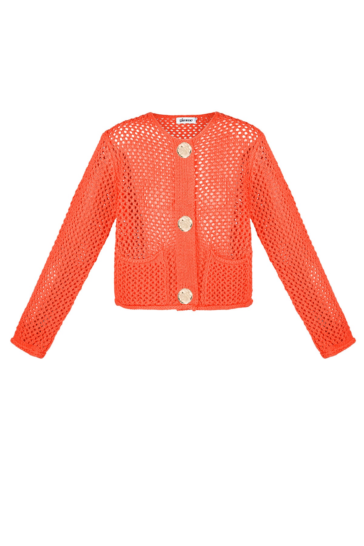 Gebreide Polyester Vrouwen Cardigan Open Voorkant Haakpatroon