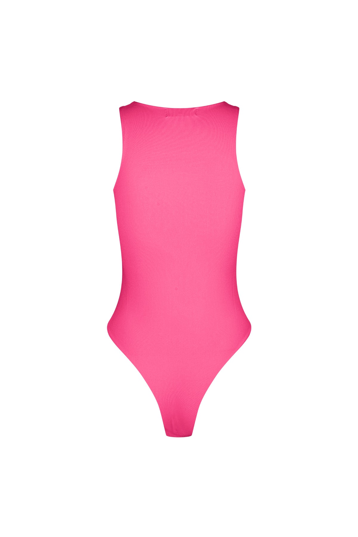 Polyester Vrouwen Mouwloze Body High Neck Form-Fitting